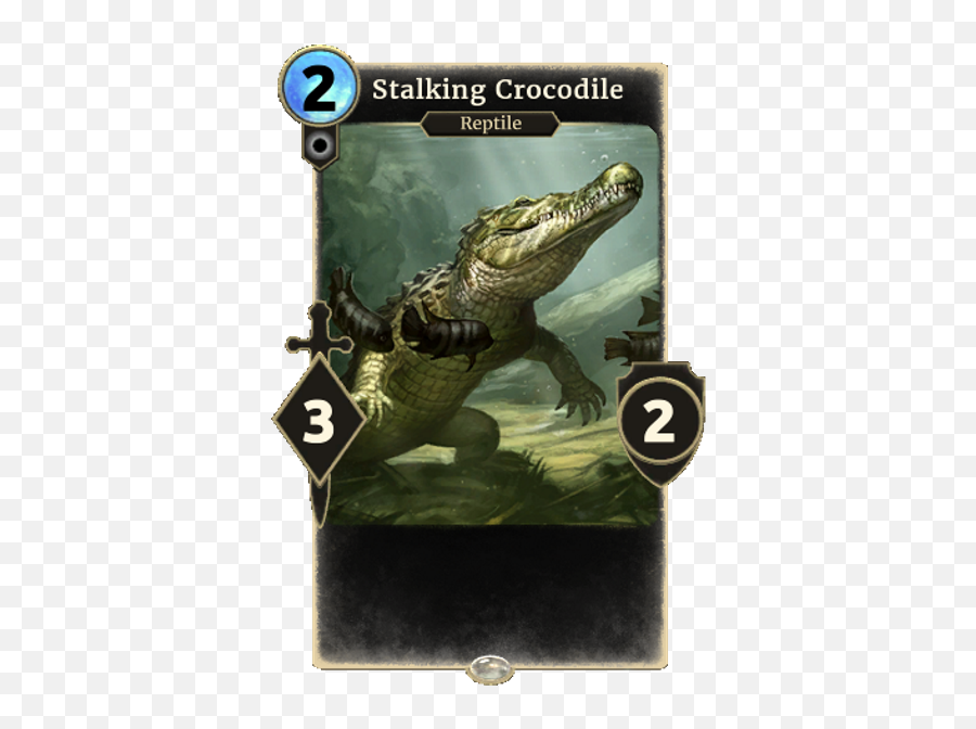 Stalking Crocodile Elder Scrolls Fandom - Elder Scrolls Legends Cards Emoji,Facebook Emoticons Alligator