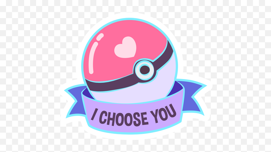 Poke Ball I Choose You Sticker - Sticker Mania Dot Emoji,Infinity Stone Emojis