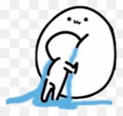 Sticker Cry Cute Crying Tears Meme Clipart - Full Size Cry Sticker Emoji,Crying Jordan Emoji