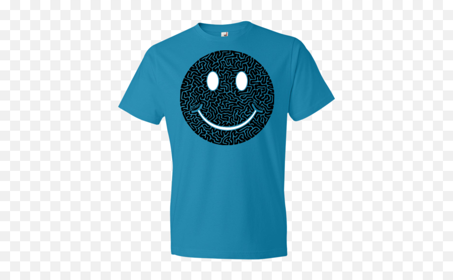 Smiley Face Maze Youth T Emoji,Amazing Emoticon