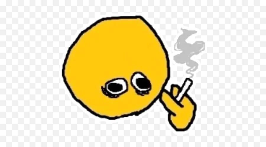 Telegram Stickers - Meme Tired Emoji Holding Phone,Cused Emoji