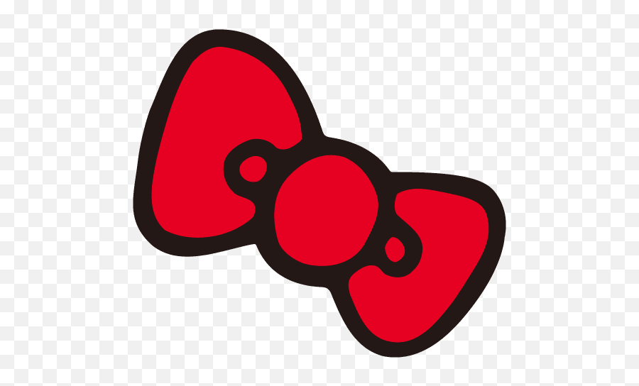 Hello Kitty Icons Transparent - Hello Kitty Bow Transparent Emoji,Anime Kitty Emoticon Png