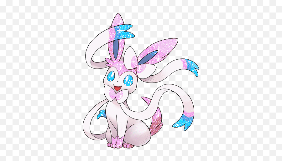 Yellow And Bloodied Ribbons Stickers - Sylveon Pokemon Eevee Evolutions Emoji,Bloodied Emoticon Images