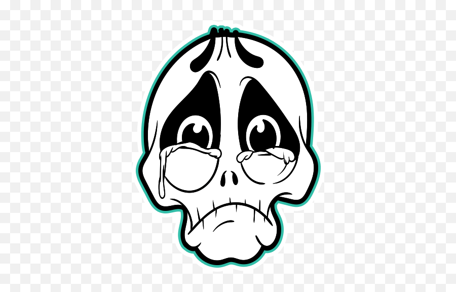 Skull Emoji By Marcossoft - Sticker Maker For Whatsapp,Asci Emoji Skull