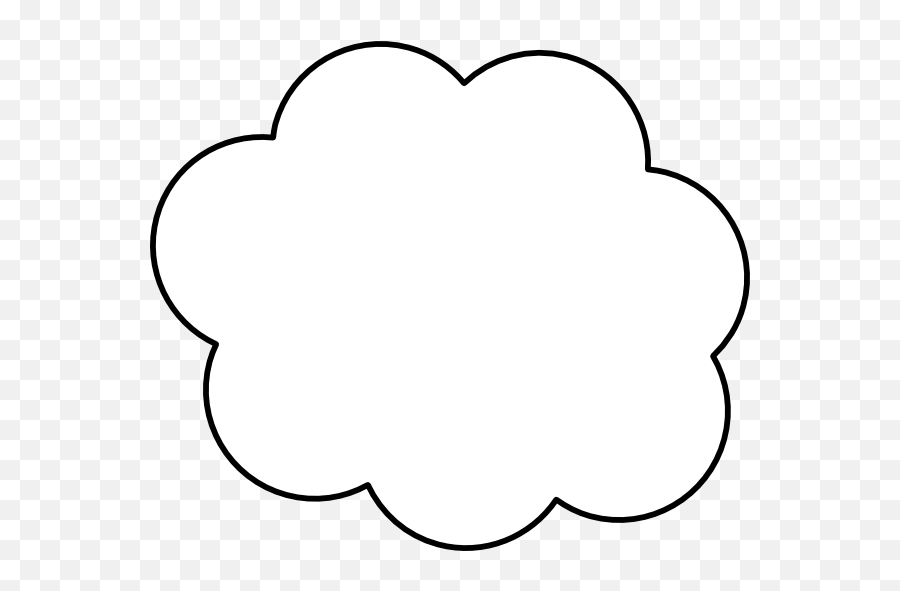 Cloud Outline Clip Art - Clipart Best Emoji,Cloud Outline Emoticon