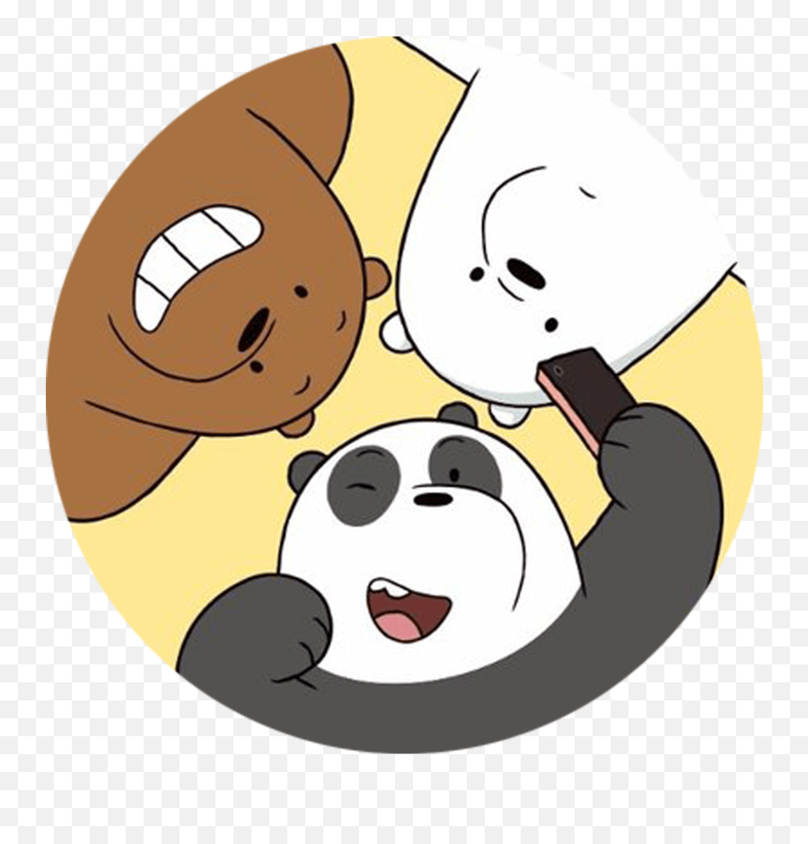 Selfie - Clipart Full Size Clipart 2892349 We Bare Bears Png Emoji,Emoji Selfie Stick