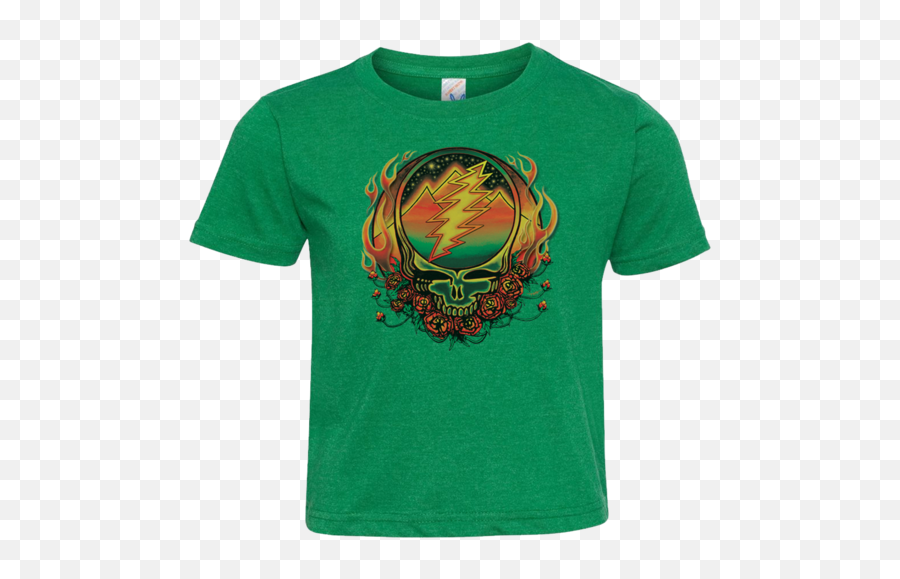 Download Hd Grateful Dead Scarlet Fire Stealie Toddler T Emoji,Grateful Dead Steal Your Face Emoticon