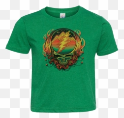 Download Hd Grateful Dead Scarlet Fire Stealie Toddler T Emoji,Grateful Dead Steal Your Face Emoticon