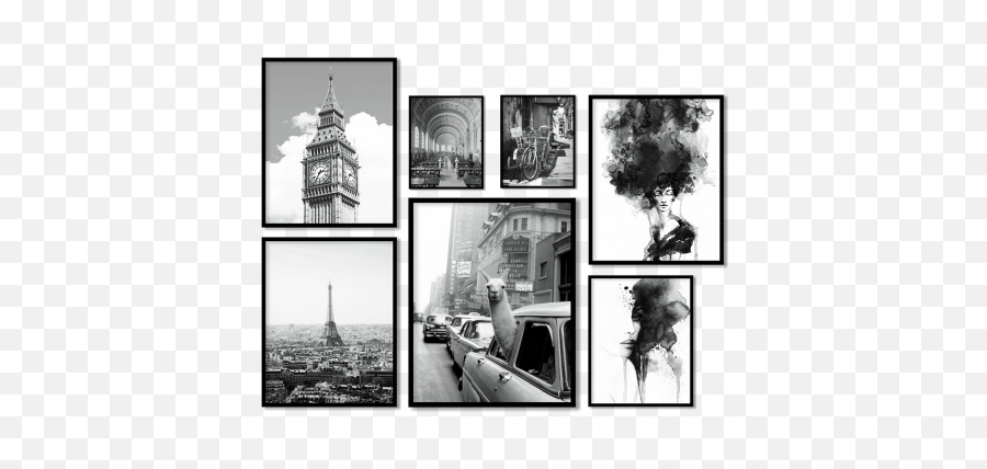 Landscape Wall Art Wall Papers Wall Coverings Stickers Emoji,Vintage Sketches Of Emotions