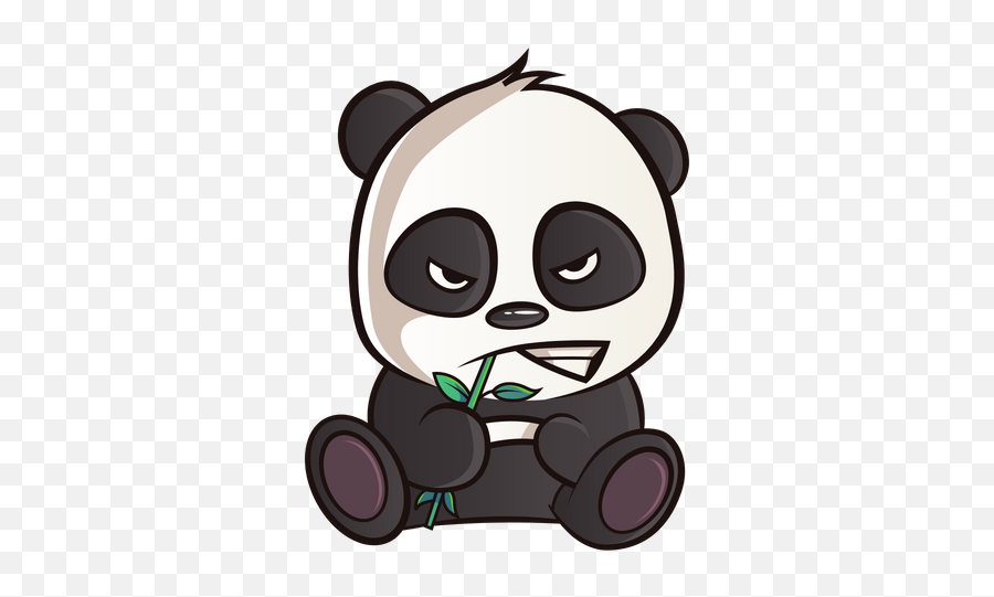 Angry Panda Icon Of Sticker Style - Available In Svg Png Transparent Angry Panda Logo Emoji,Angry Bear Emoji