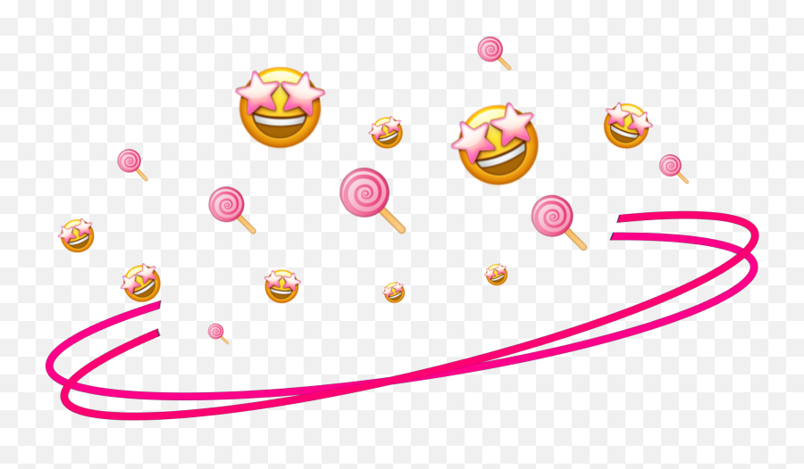 Crown Ring Halo Pink Emoji Sticker - Dot,Pretty In Pink Emoji