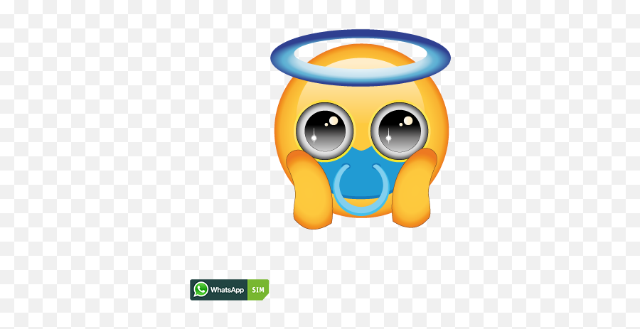 Heiliges Emoji Mit Heiligenschein Und - Clipart Transparent Smiley Schnuller,Guess The Emoji 117