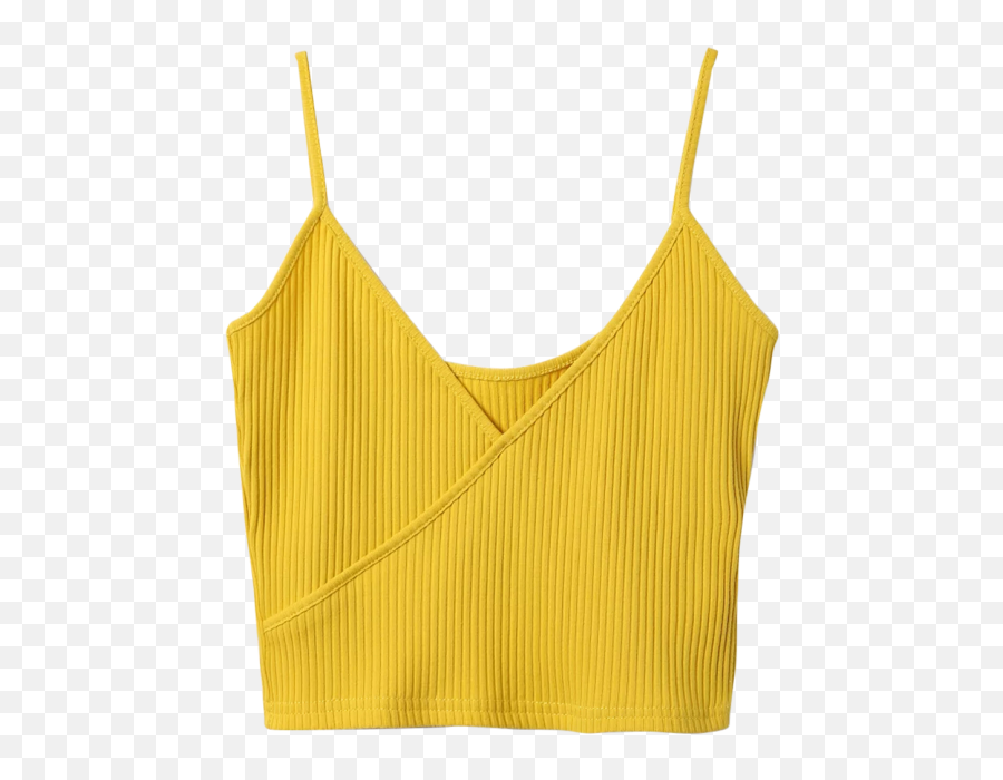 Ropa Moda Model Crop Top Sticker By Nikacolasi2012 - Yellow Camisole Tank Top Emoji,Blusas De Emojis