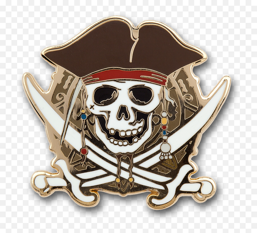 Pin Pin Hooray - Pirate Emoji,Disney Emoji Pins