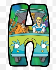 Abc For Kids Scooby Doo Monogram Alphabet - Tom And Jerry Movie Scooby Doo Emoji,Letter H Emoji