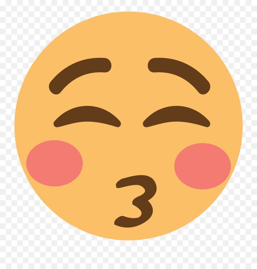 Kissing Face With Closed Eyes Emoji - Happy,Blowing Kisses Emoji
