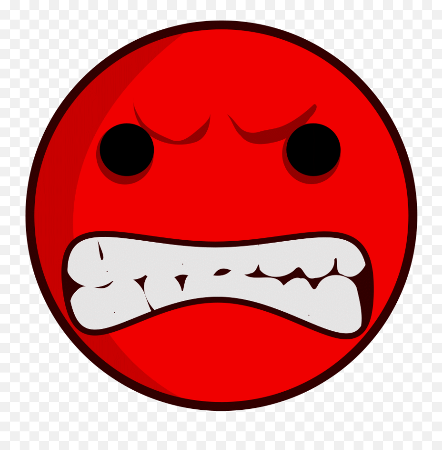 Smiley Anger Emoticon Red Clip Art - Smiley Png Download Het Park Emoji,Angry Japanese Emoji