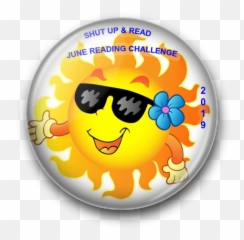 June 2019 Reading Challenge - Cartoon Sun Emoji,Congrats Emoticon