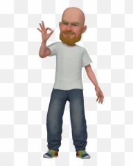 Tafi Avatar - Standing Emoji,Vrchat Emoji Avatar