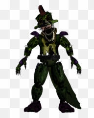 Fnaf Nightmare Montgomery Gator Sticker - Nightmare Foxy Emoji,Gators Emoji