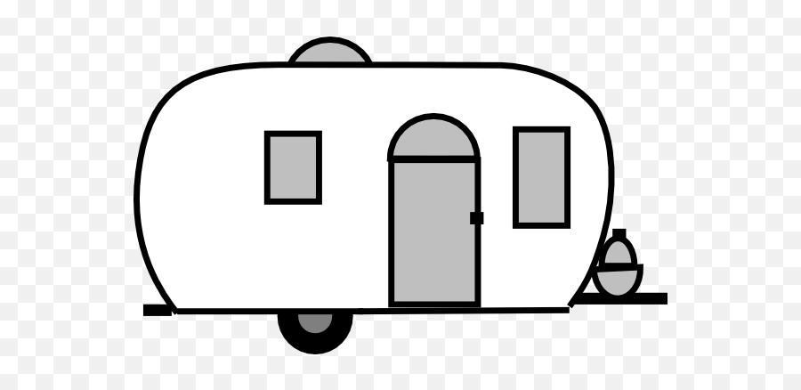 Library Of Airstream Camper Clipart Black And White Stock - Airstream Clipart Emoji,Happy Camper Emoji