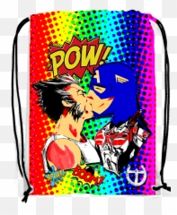 Pow Bag - Uv Fictional Character Emoji,Bandana Gangsta Emoticon