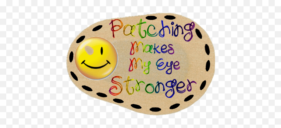 Amblyopia Eye Patch - Happy Emoji,Lazy Eye Emoticon
