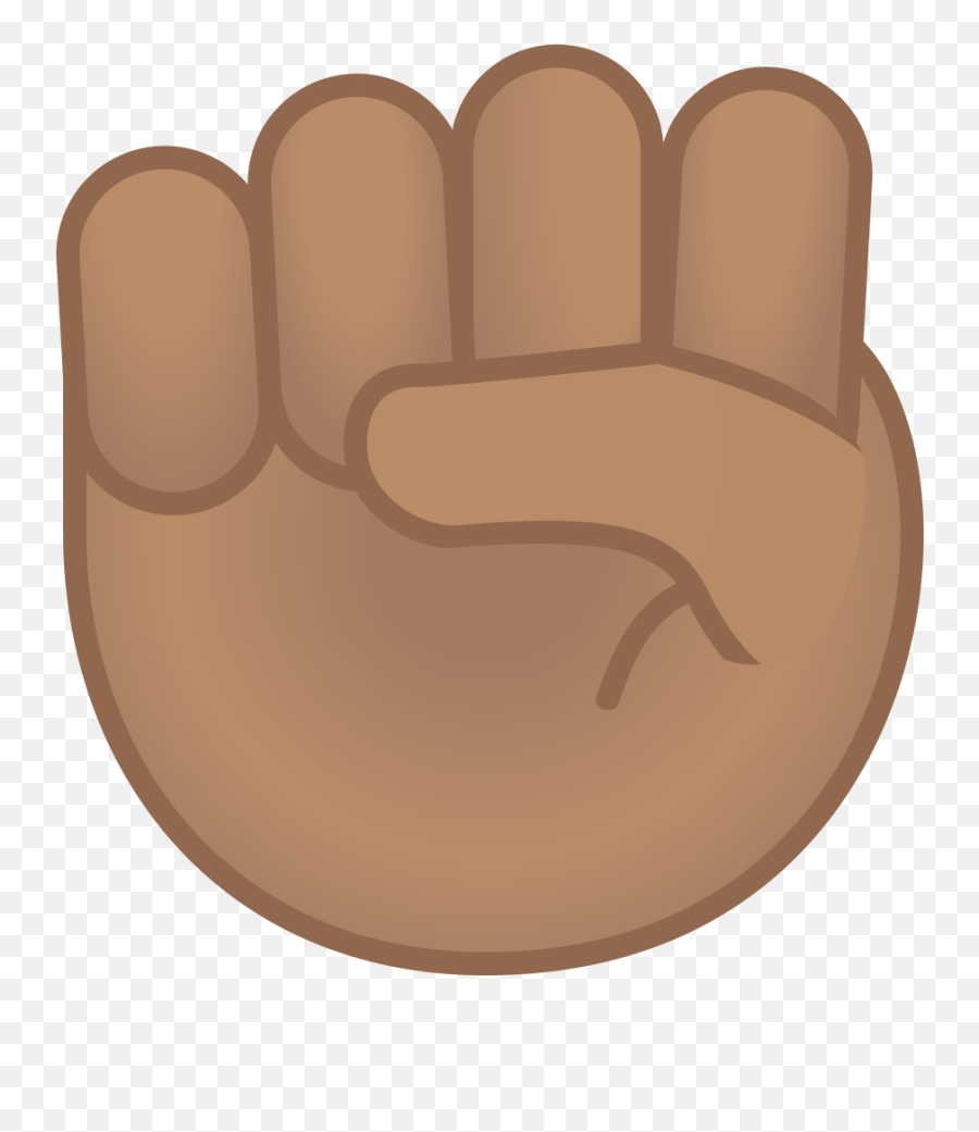Raised Fist Medium Skin Tone Icon - Transparent Background Black Fist Emoji,Fist Emoji