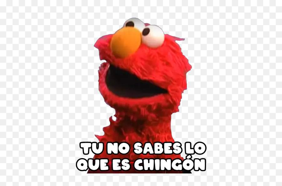 Elmo Creepy Stickers Para Whatsapp - Stickers De Elmo Memes Emoji,Emoticon Huevos Groseria