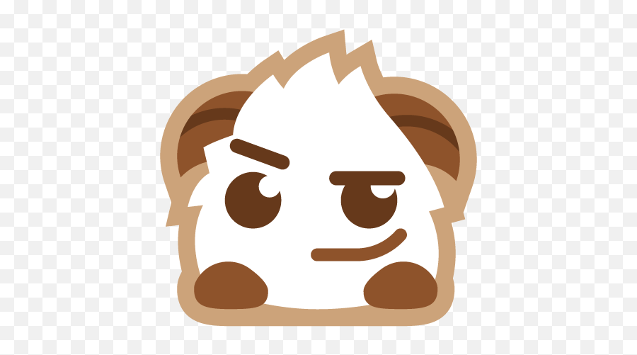 Download Poro - Smirk Emoji League Of Legends Discord Png Cute League Of Legends,Smirking Emoji