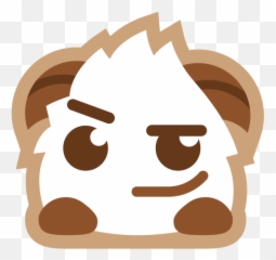 Download Poro - Smirk Emoji League Of Legends Discord Png Cute League Of Legends,Smirking Emoji