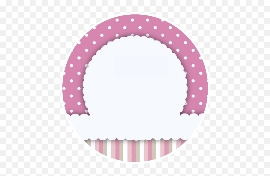 Pink Mauve Stripes Blank Circle Sticker By Kris Smith - Cute Logo Circle Design Emoji,Blank Circle Emoji
