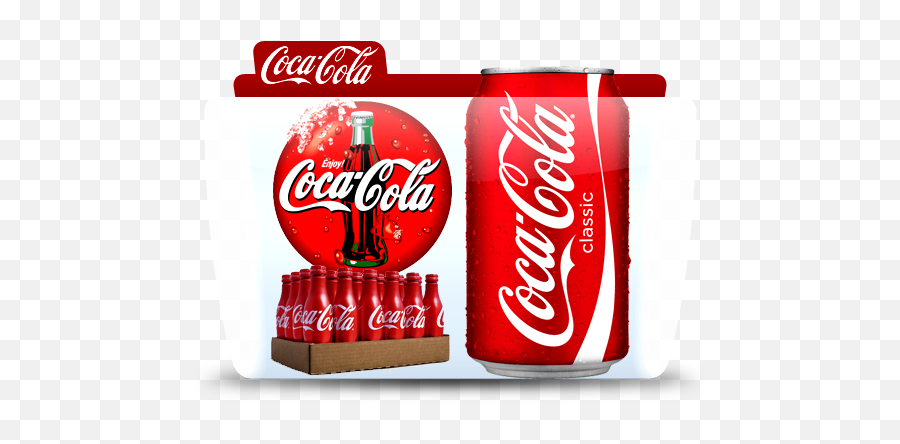 Coke Folder File Free Icon Of - Transparent Background Coca Cola Clipart Emoji,Coke A Cola Emoticon Facebook