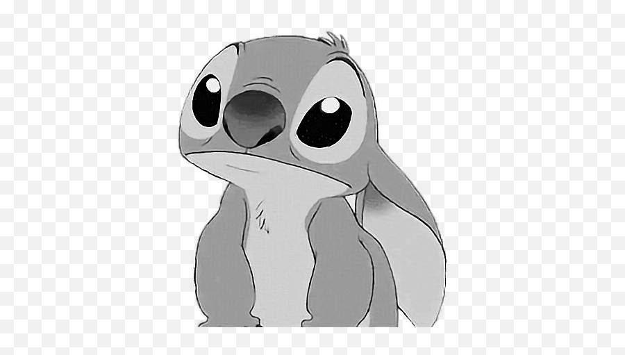 Disney Lilo And Stitch Clipart Black - Imagenes De Stich Sad Emoji,Disney's Stitch Emotions