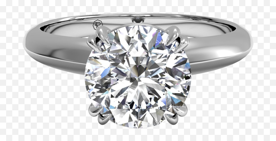 Diamond Ring Recommender - Diamond Solitaire Ring Png Emoji,Emotion Ring White