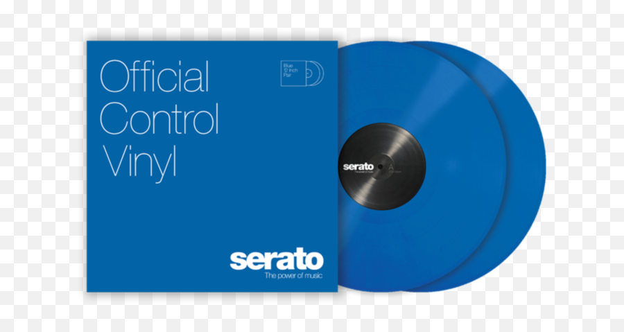 Serato Scv - Psblue 12u2019 Control Vinyl Pressing For Serato Dj Pro And Scratch Live Using Seratou2019s Noisemap Control Toneblue Serato Emoji,Vinyl Emoji Transparent