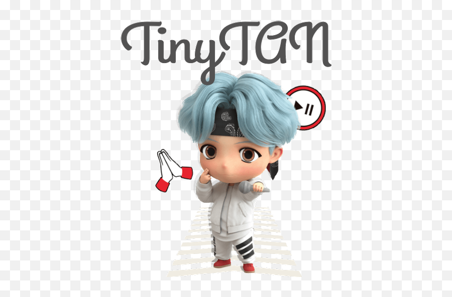 Sticker Maker - Tinytan Soft Cushion Actual Emoji,Bts Emoji