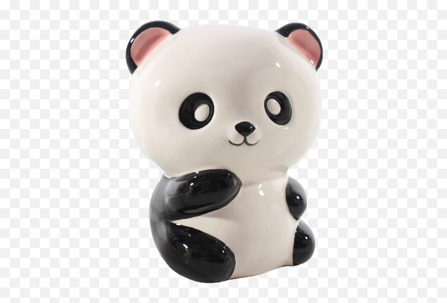 Paint Your Own Panda Bear Bank Lilu0027 Saver U2014 The Pottery Piazza Emoji,Panda Bear Emoji