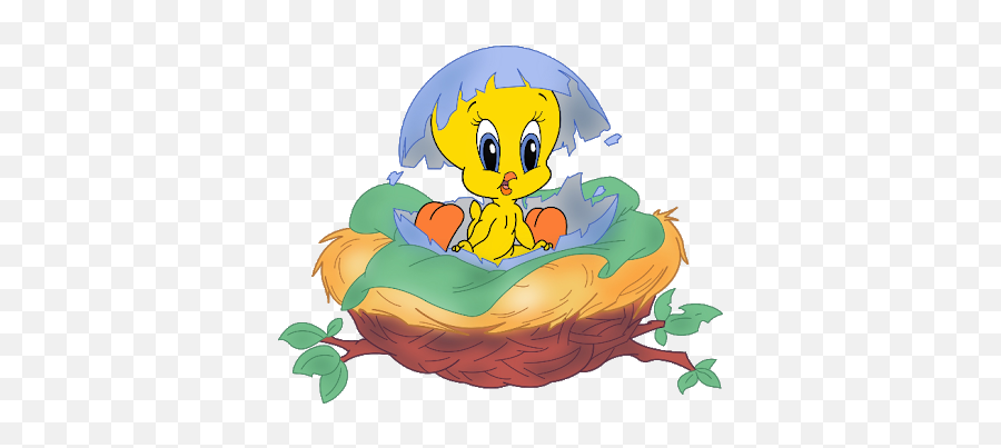 Pictures Of Tweety Bird Cartoon Posted By Ryan Tremblay - Baby Cute Tweety Bird Emoji,Dragoart Emoji Heart Eyes