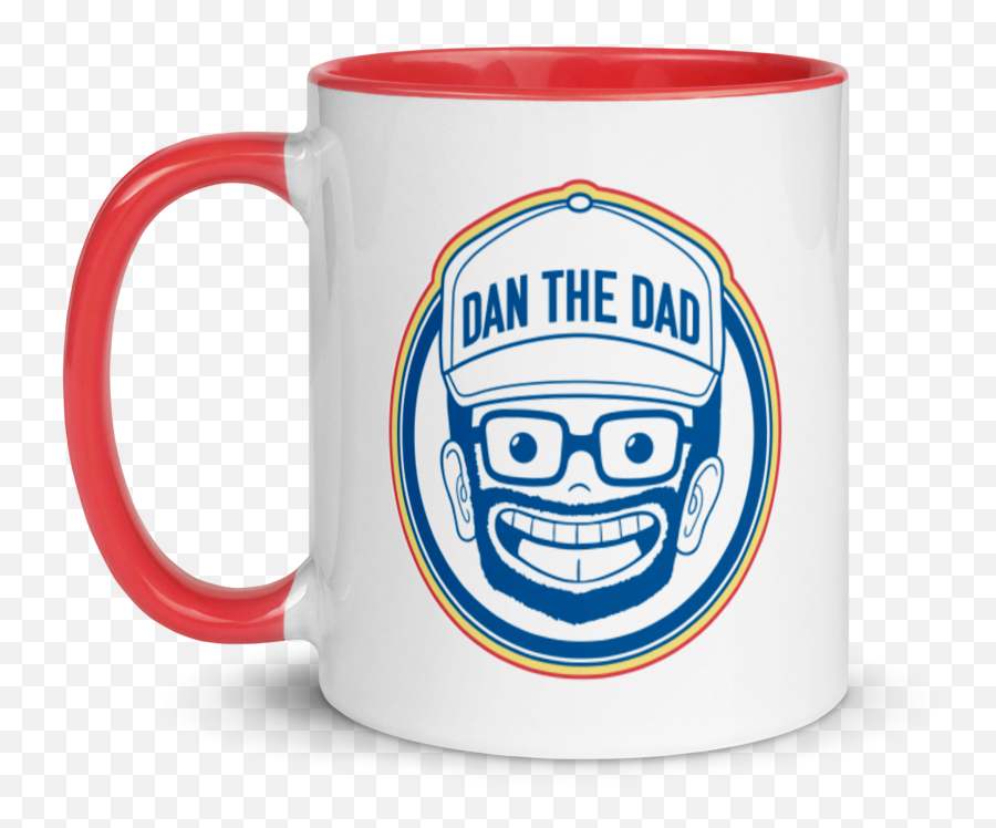 Dan The Dad Reverse Retro Coffee Mug Mouthpiece Merch Emoji,Roger That Emoticon