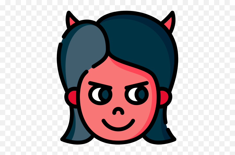 Devil - Free Smileys Icons Happy Emoji,Red 100 Emoji