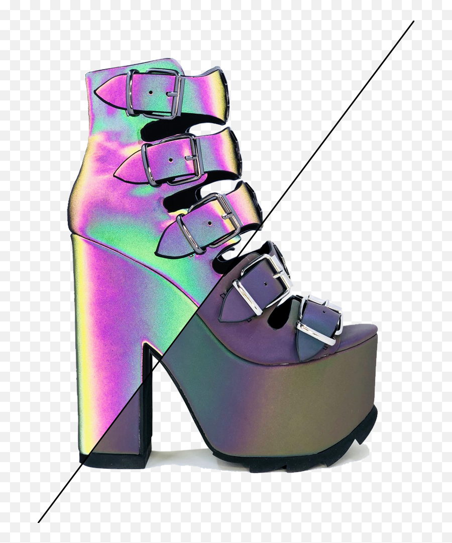 Platform Boots Collection - Yru Shoes Emoji,High Heel Shoe And Handcuff Emoticon