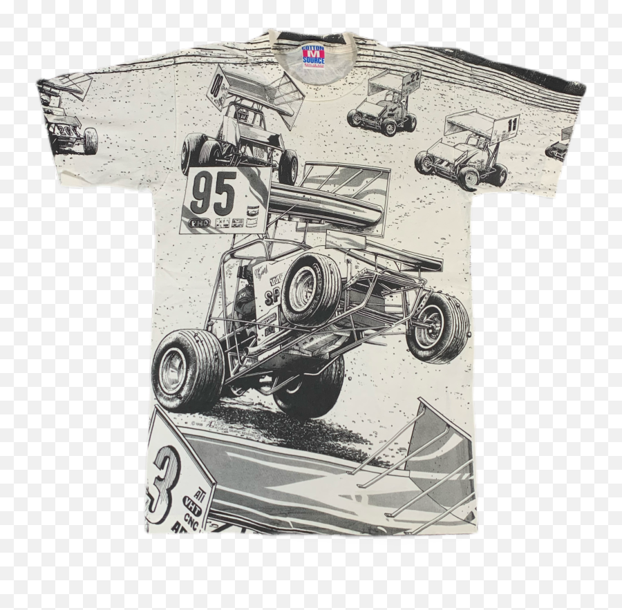 Vintage Dirt Track Sprint Car U201call Over Printu201d T - Shirt Emoji,Sprint Emoticons List