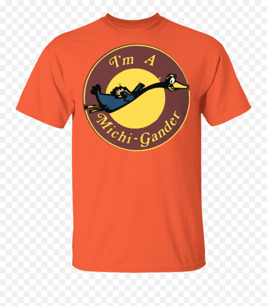Iu0027m A Michigander Gildan 53 Oz T - Shirt Orange 6xl Emoji,Anti Gay Emoji