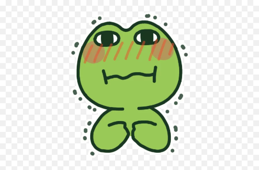 Telegram Sticker From Kerokero Bros Mild Pack Emoji,Groaking Emoji