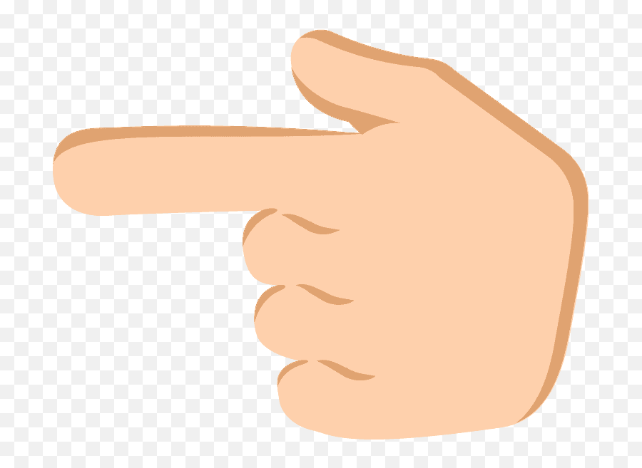 Backhand Index Pointing Left Medium - Light Skin Tone Back Hand Index Pointing Png Emoji,Ok Sign Emoji