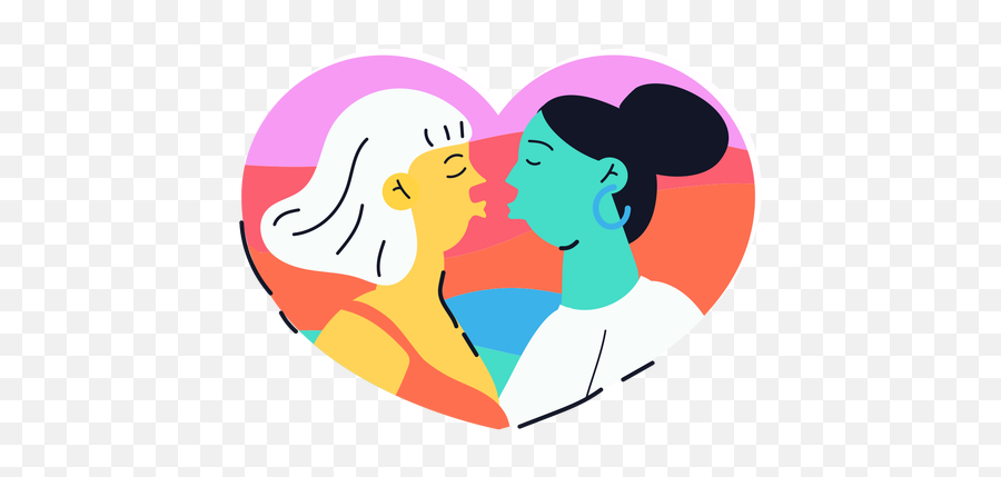 Kissing Png U0026 Svg Transparent Background To Download Emoji,Brown Skin Two Girls Kissing Emoji