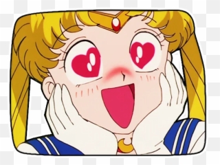 Telegram Sticker From Original Sailor Moon Pack Emoji,Aesthetic Moon Emoji