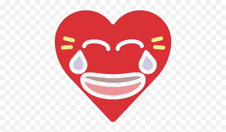 Emoji Emotion Funny Heart Joke - Happy,Funny Emotion