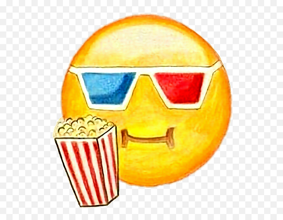 Stickersemoji Sticker - Happy,Popcorn Emoticon